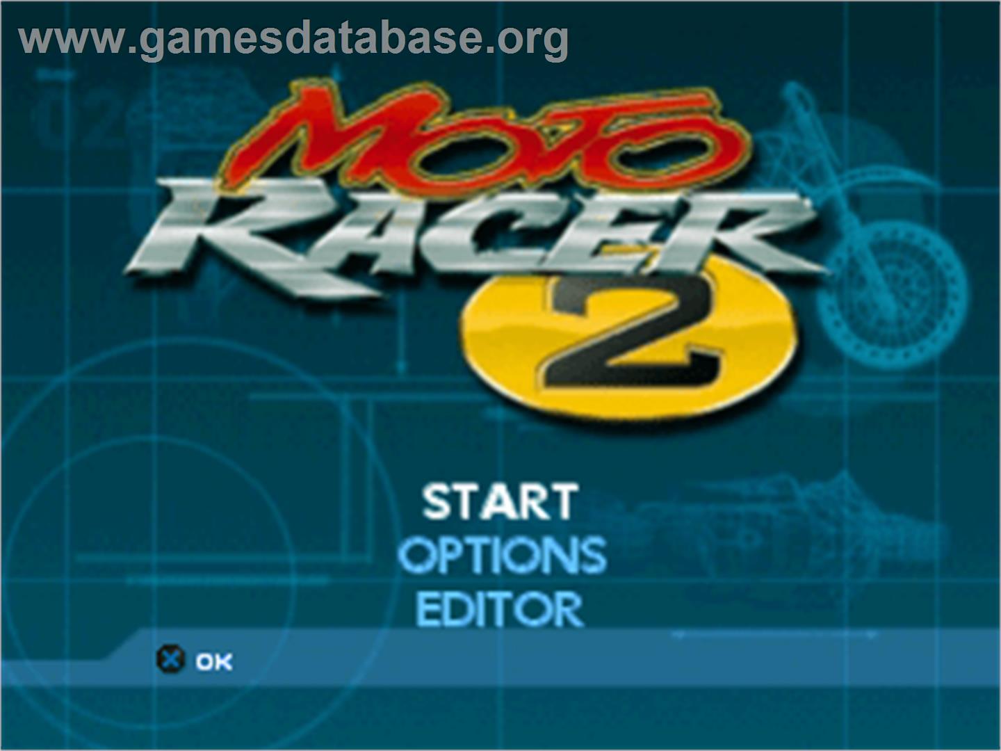 Moto Racer 2 - Sony Playstation - Artwork - Title Screen