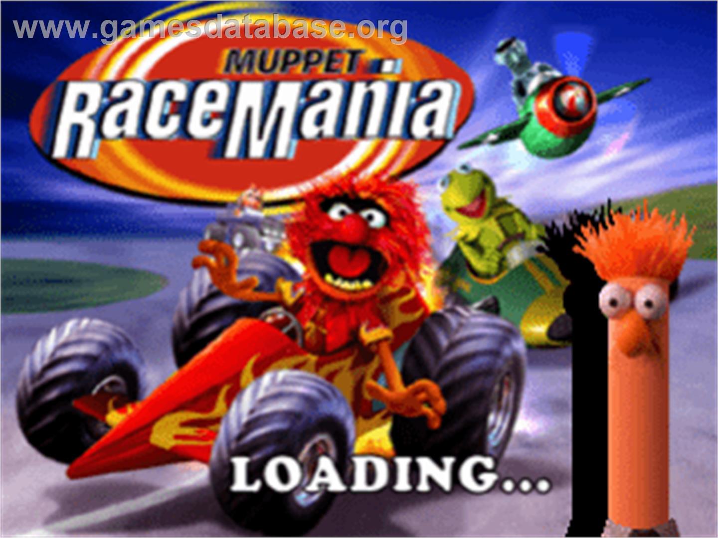Muppet RaceMania - Sony Playstation - Artwork - Title Screen