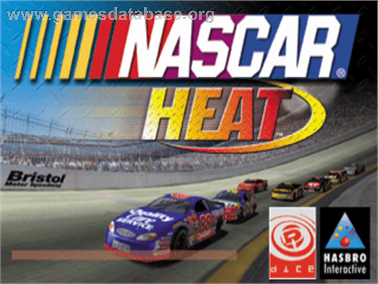 NASCAR Heat - Sony Playstation - Artwork - Title Screen