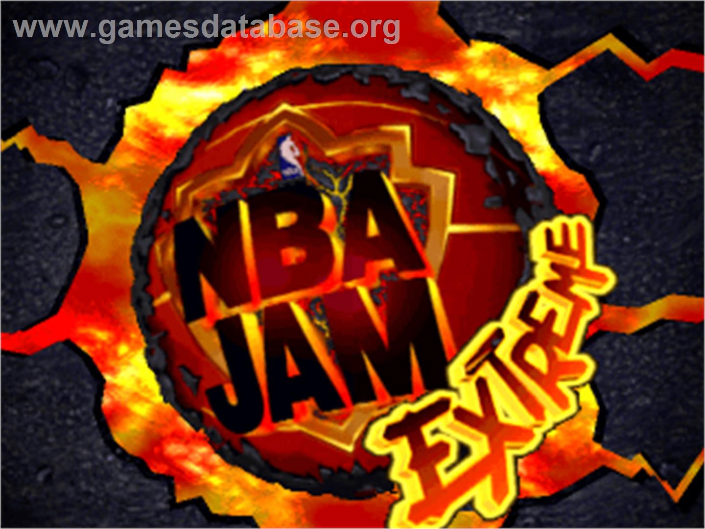 NBA Jam Extreme - Sony Playstation - Artwork - Title Screen