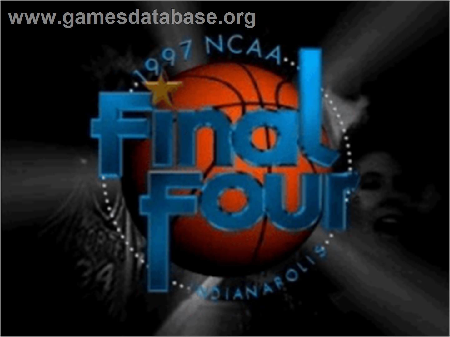 NCAA Basketball Final Four '97 - Sony Playstation - Artwork - Title Screen