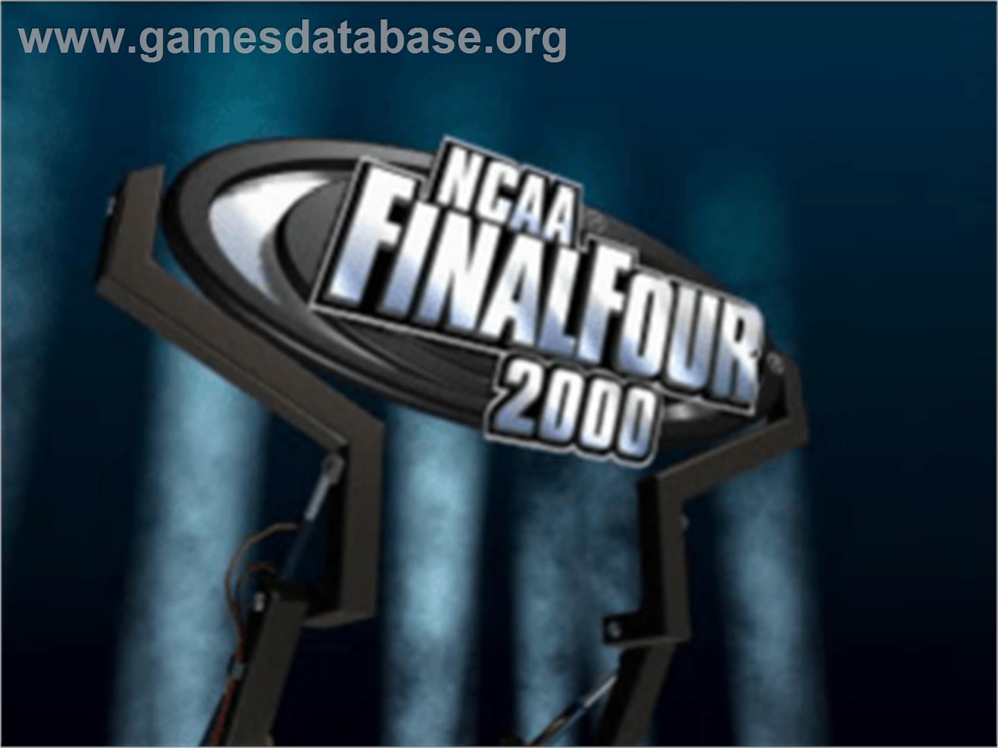 NCAA Final Four 2000 - Sony Playstation - Artwork - Title Screen