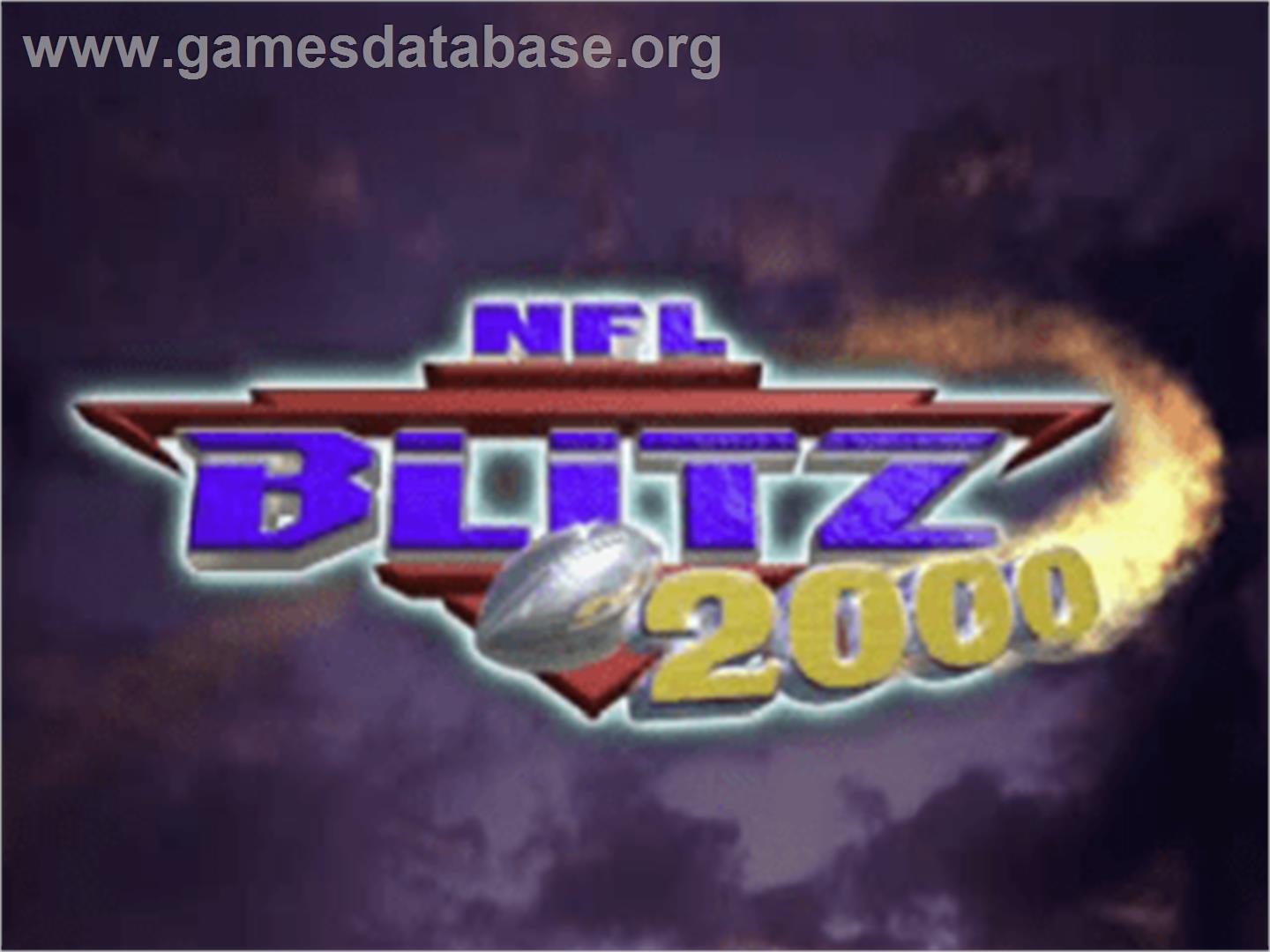 NFL Blitz 2000 - Sony Playstation - Artwork - Title Screen