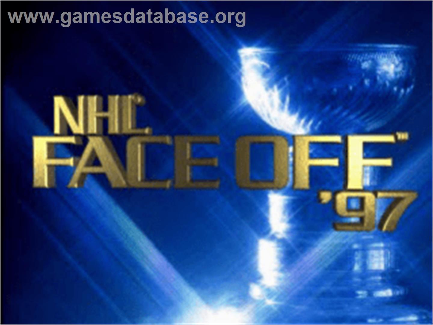 NHL FaceOff '97 - Sony Playstation - Artwork - Title Screen