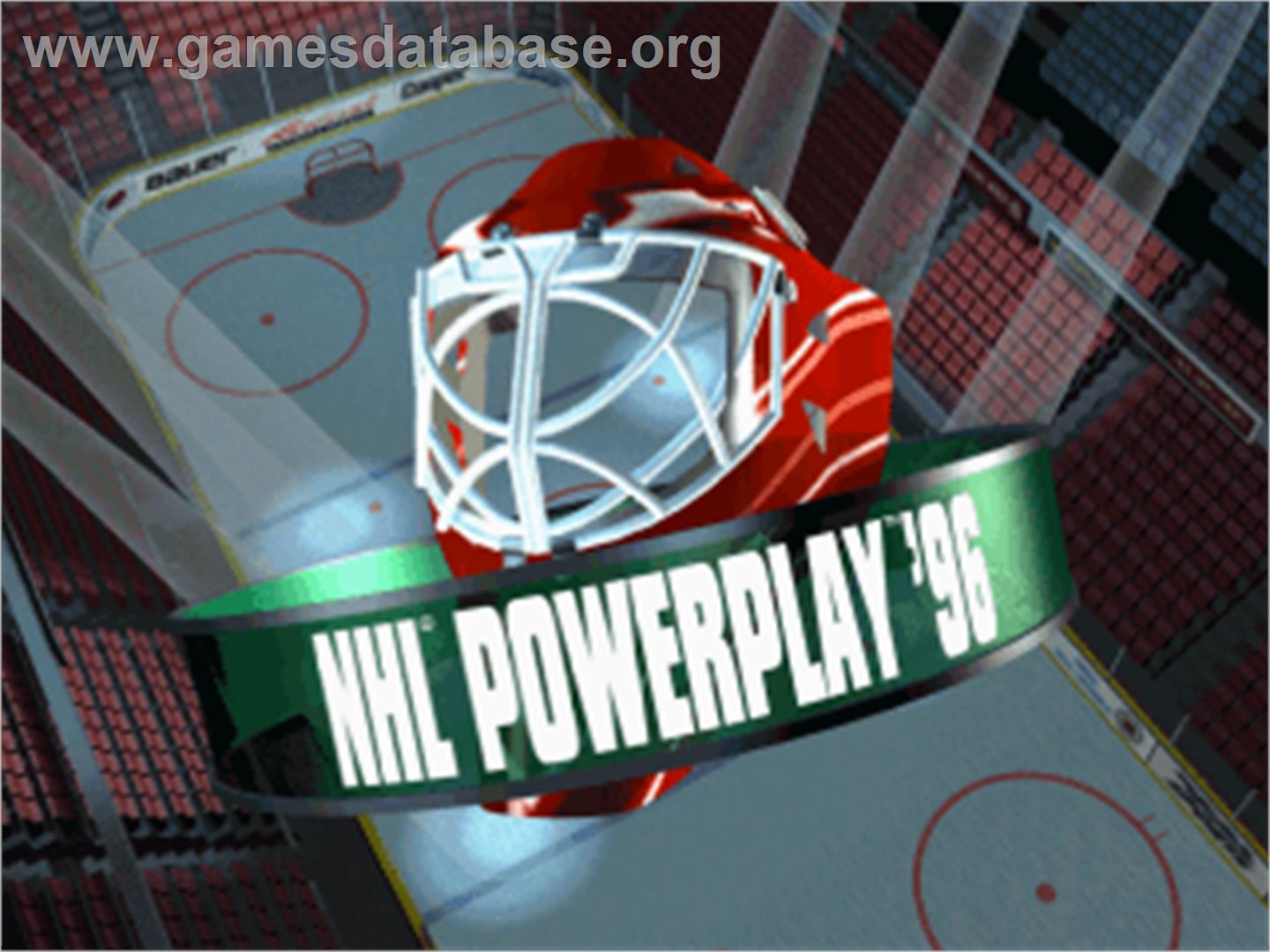 NHL Powerplay '96 - Sony Playstation - Artwork - Title Screen
