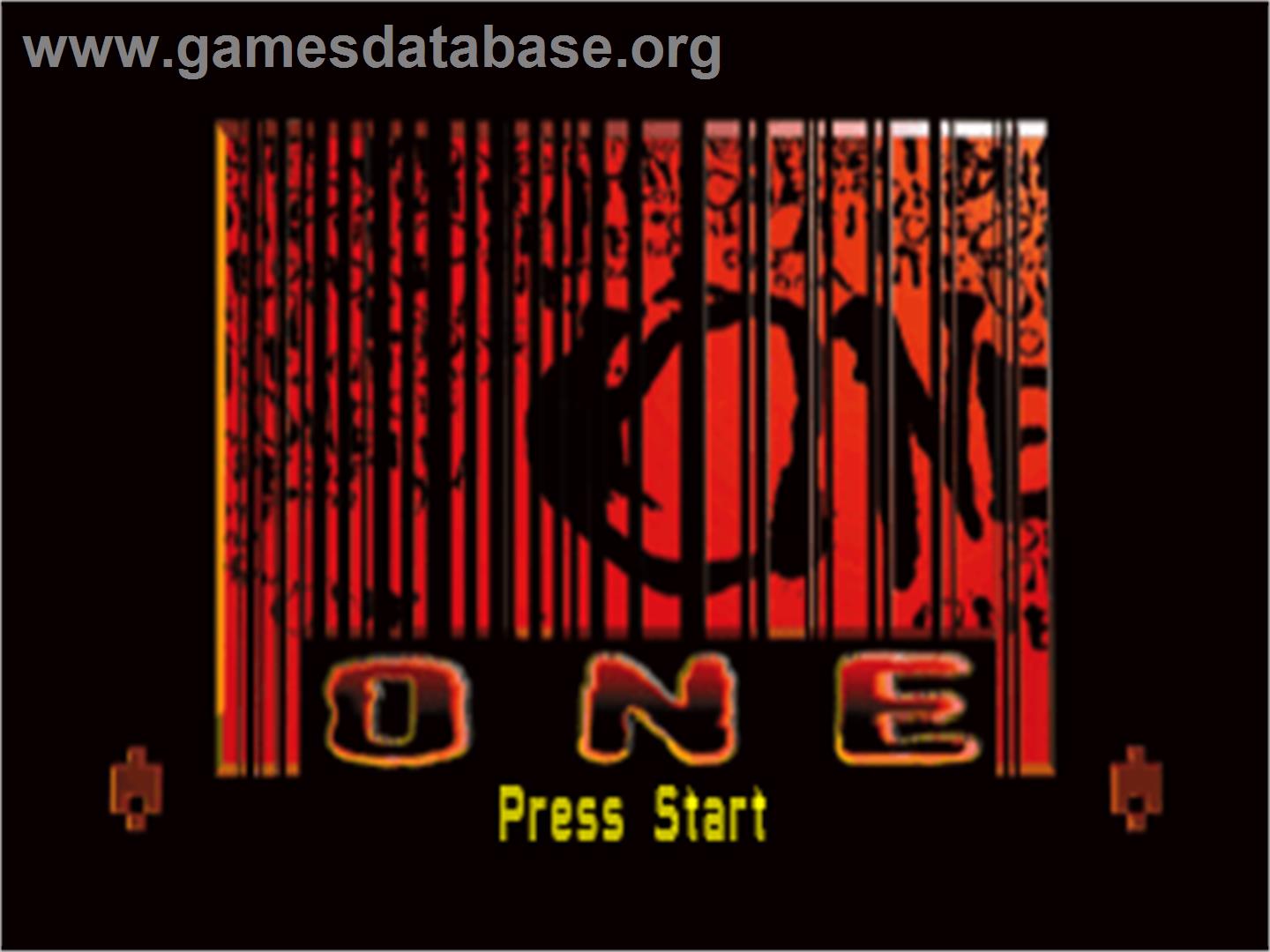 One - Sony Playstation - Artwork - Title Screen