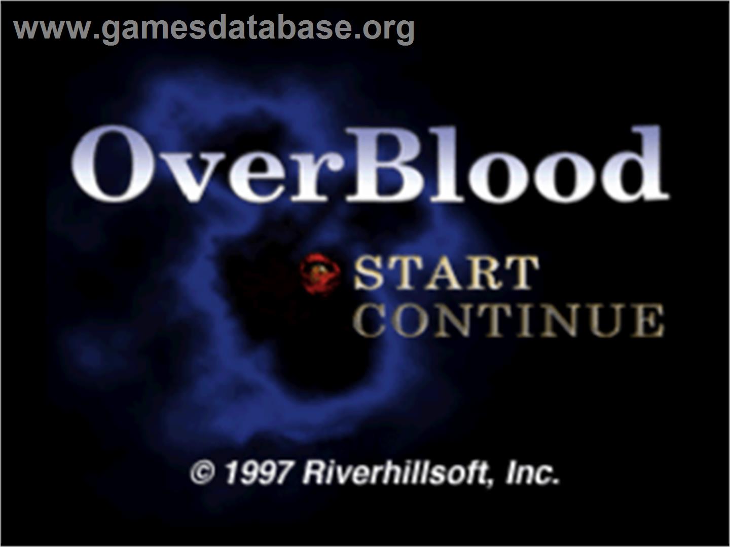 OverBlood - Sony Playstation - Artwork - Title Screen