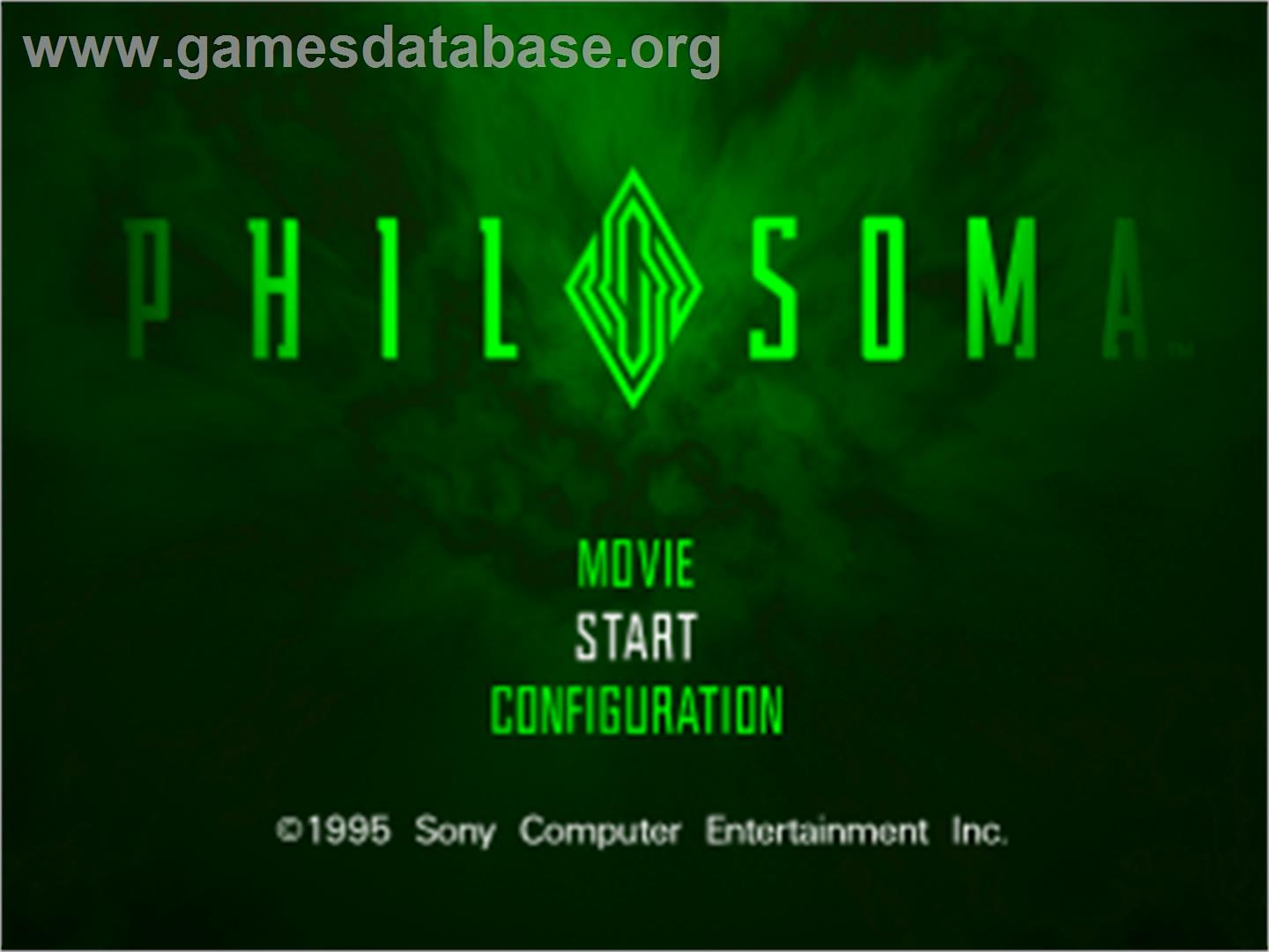 Philosoma - Sony Playstation - Artwork - Title Screen