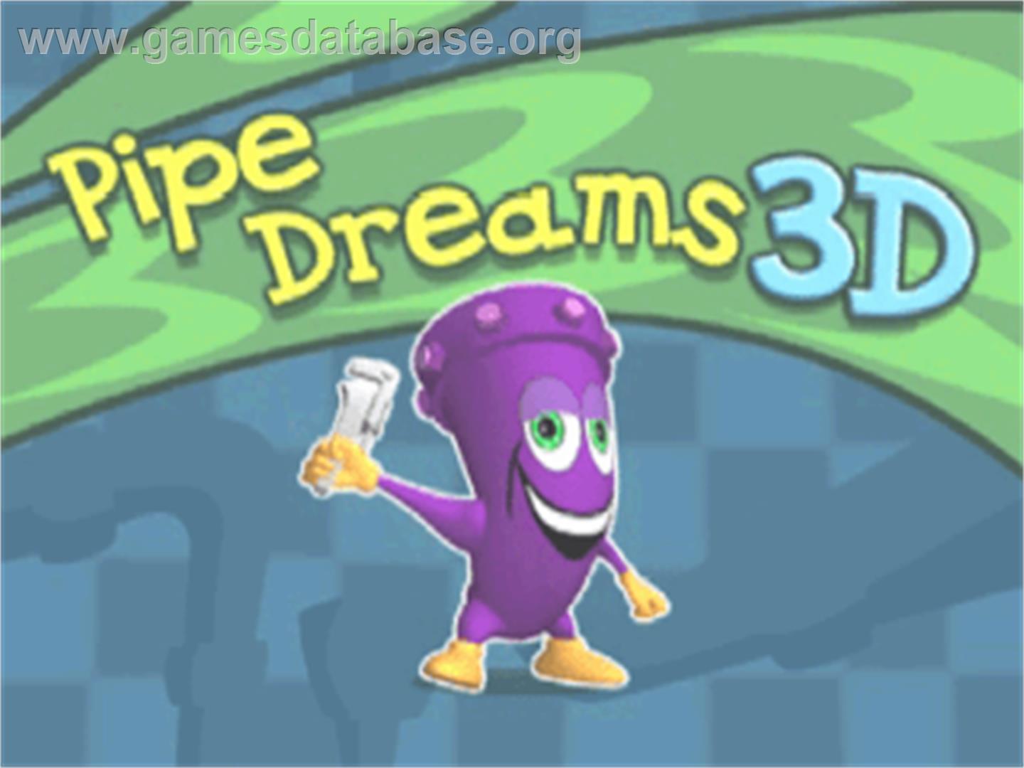 Pipe Dreams 3D - Sony Playstation - Artwork - Title Screen