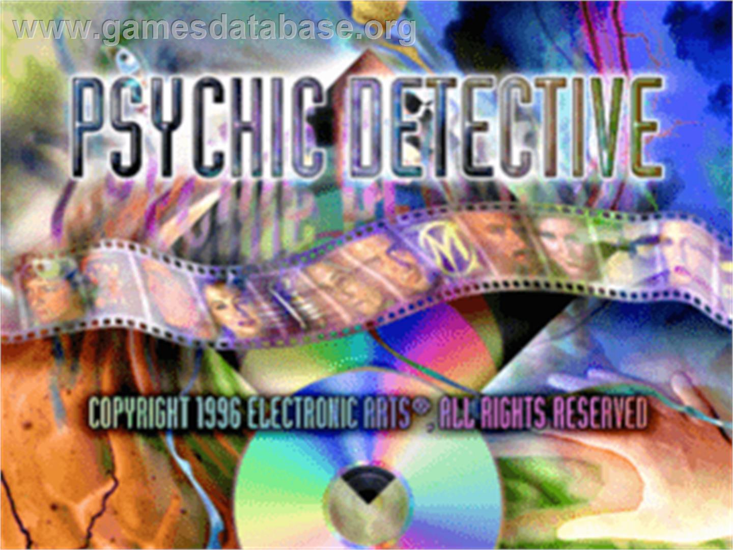 Psychic Detective - Sony Playstation - Artwork - Title Screen
