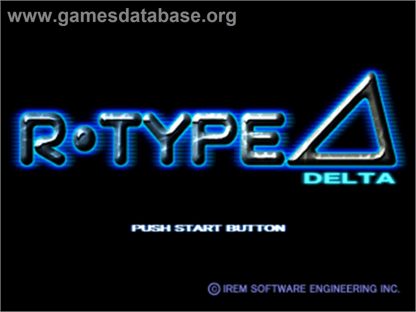 R-Type Delta - Sony Playstation - Artwork - Title Screen