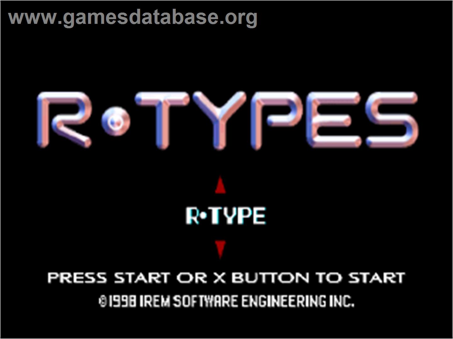 R-Types - Sony Playstation - Artwork - Title Screen
