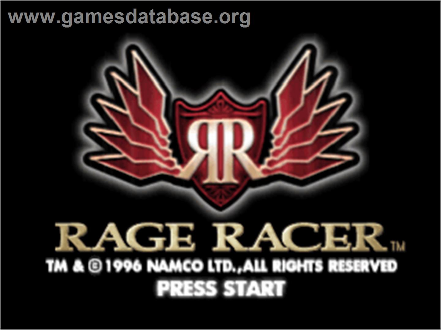 Rage Racer - Sony Playstation - Artwork - Title Screen
