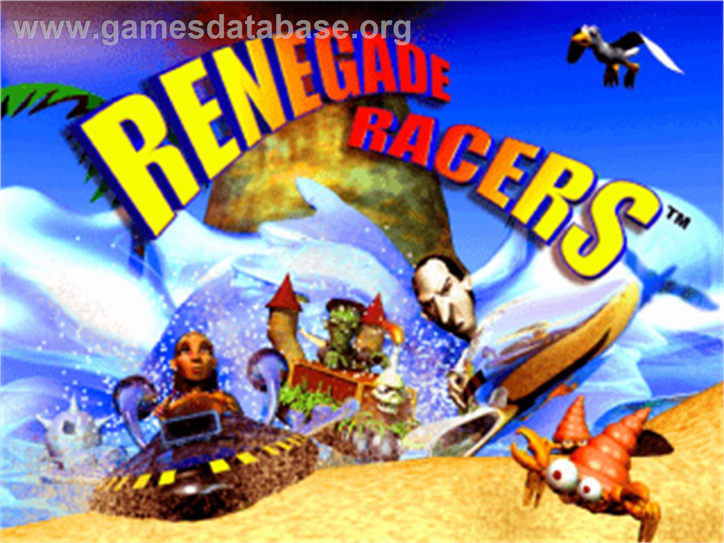 Renegade Racers - Sony Playstation - Artwork - Title Screen
