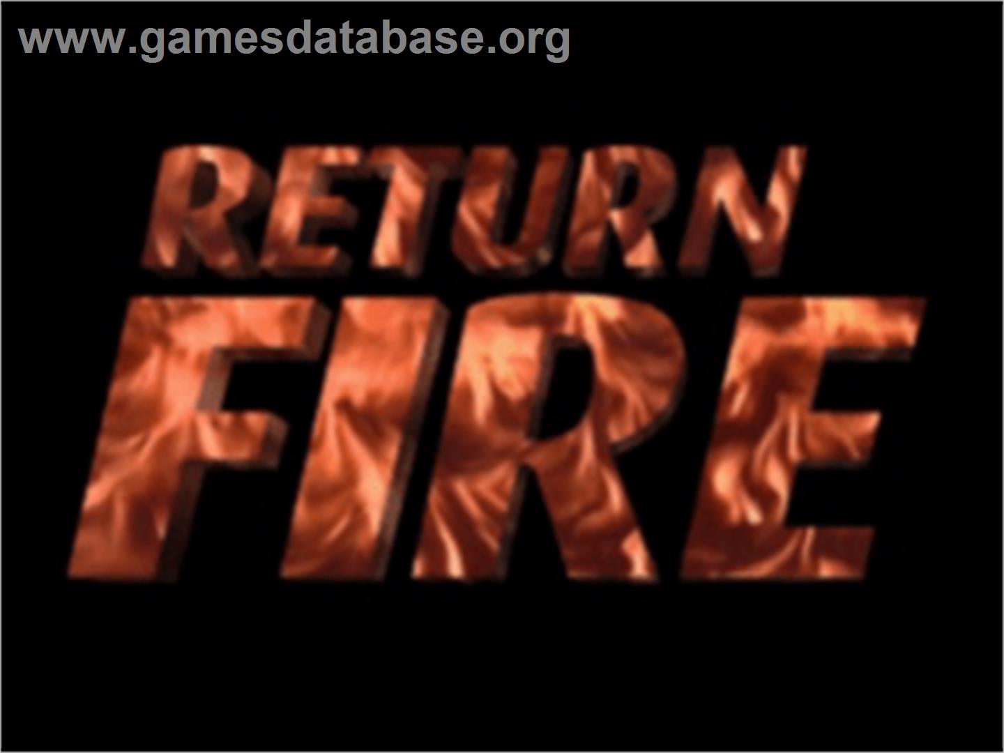 Return Fire - Sony Playstation - Artwork - Title Screen
