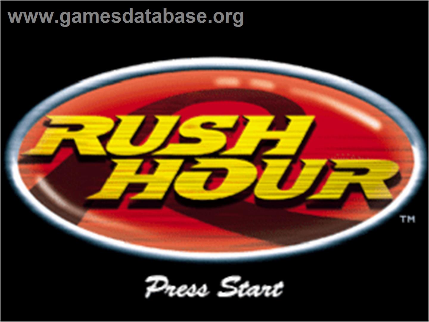 Rush Hour - Sony Playstation - Artwork - Title Screen