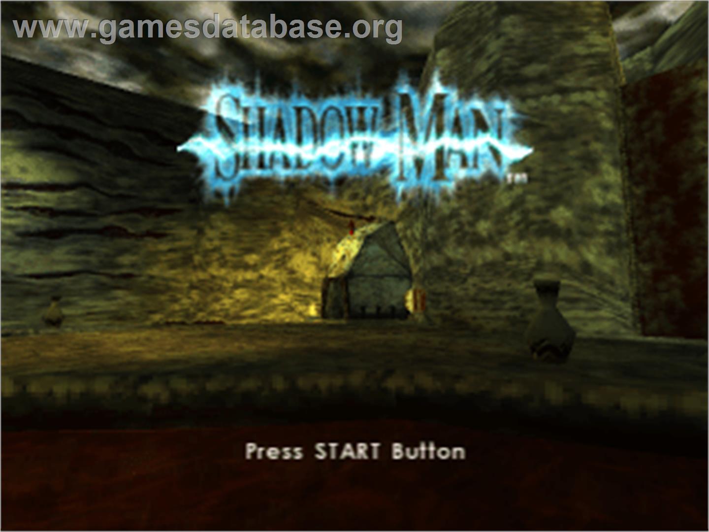 Shadow Man - Sony Playstation - Artwork - Title Screen