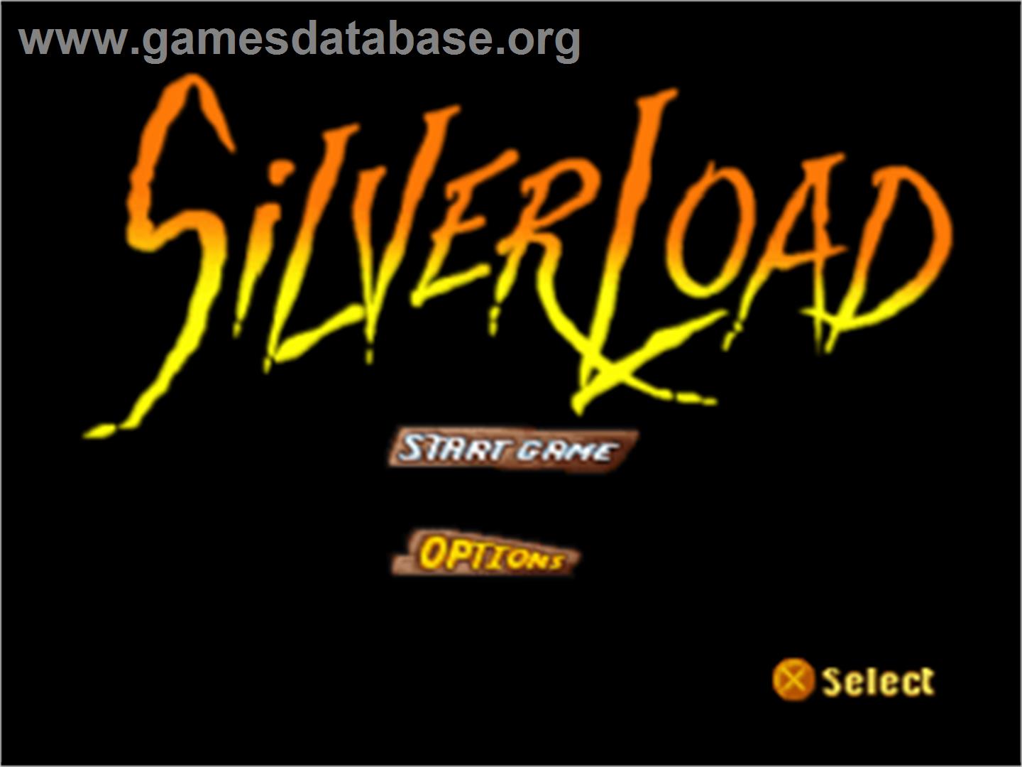 Silverload - Sony Playstation - Artwork - Title Screen