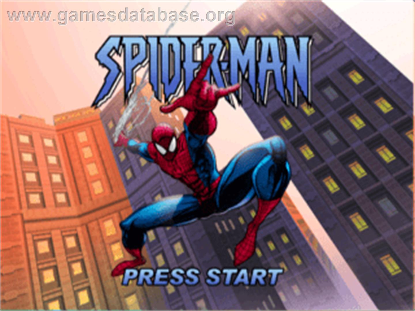 Spider-Man - Sony Playstation - Artwork - Title Screen