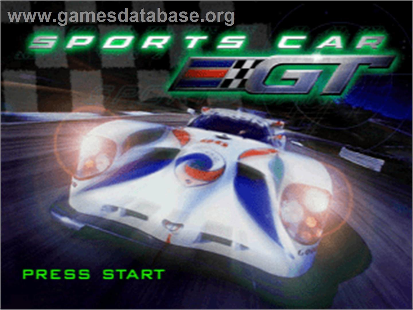 Sports Car GT - Sony Playstation - Artwork - Title Screen