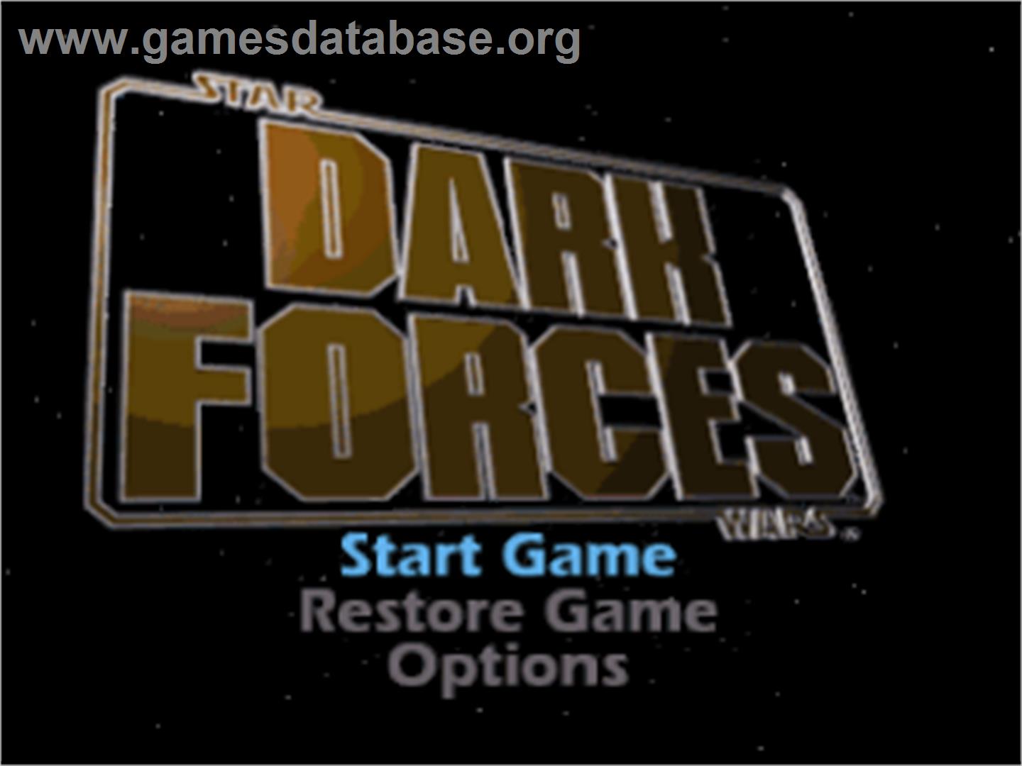 Star Wars: Dark Forces - Sony Playstation - Artwork - Title Screen