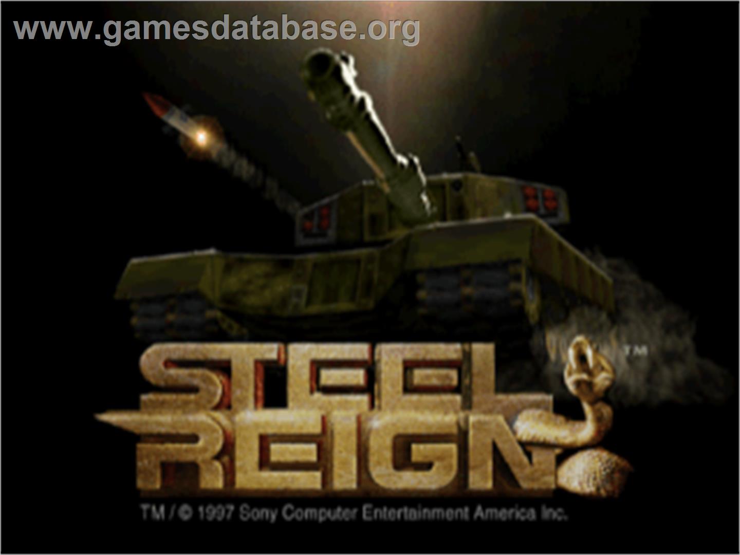 Steel Reign - Sony Playstation - Artwork - Title Screen