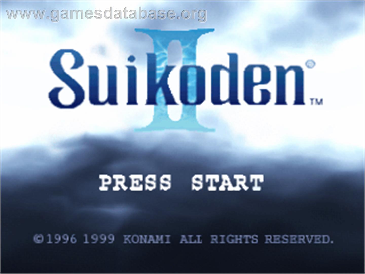 Suikoden II - Sony Playstation - Artwork - Title Screen