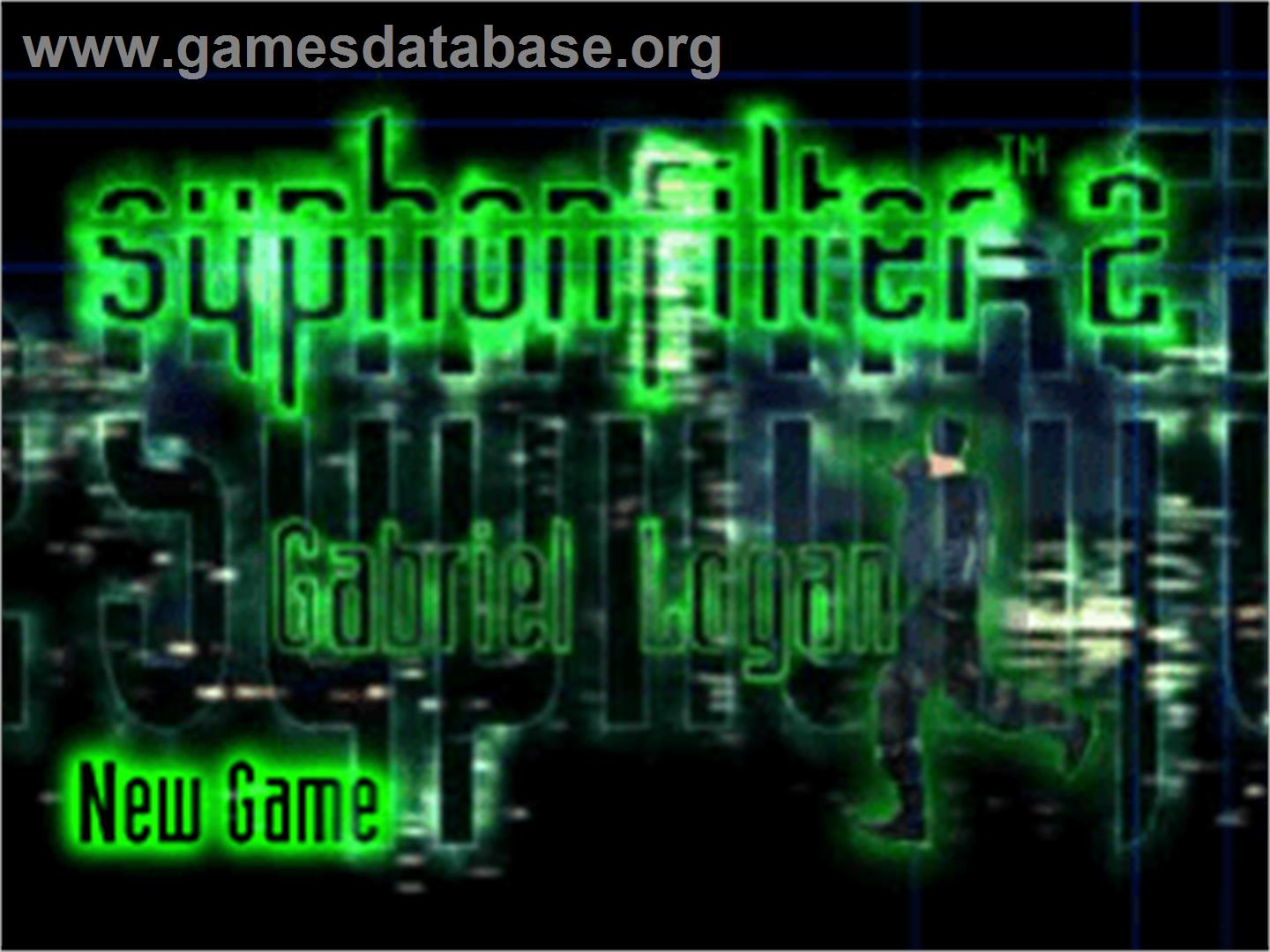 Syphon Filter 2 - Sony Playstation - Artwork - Title Screen