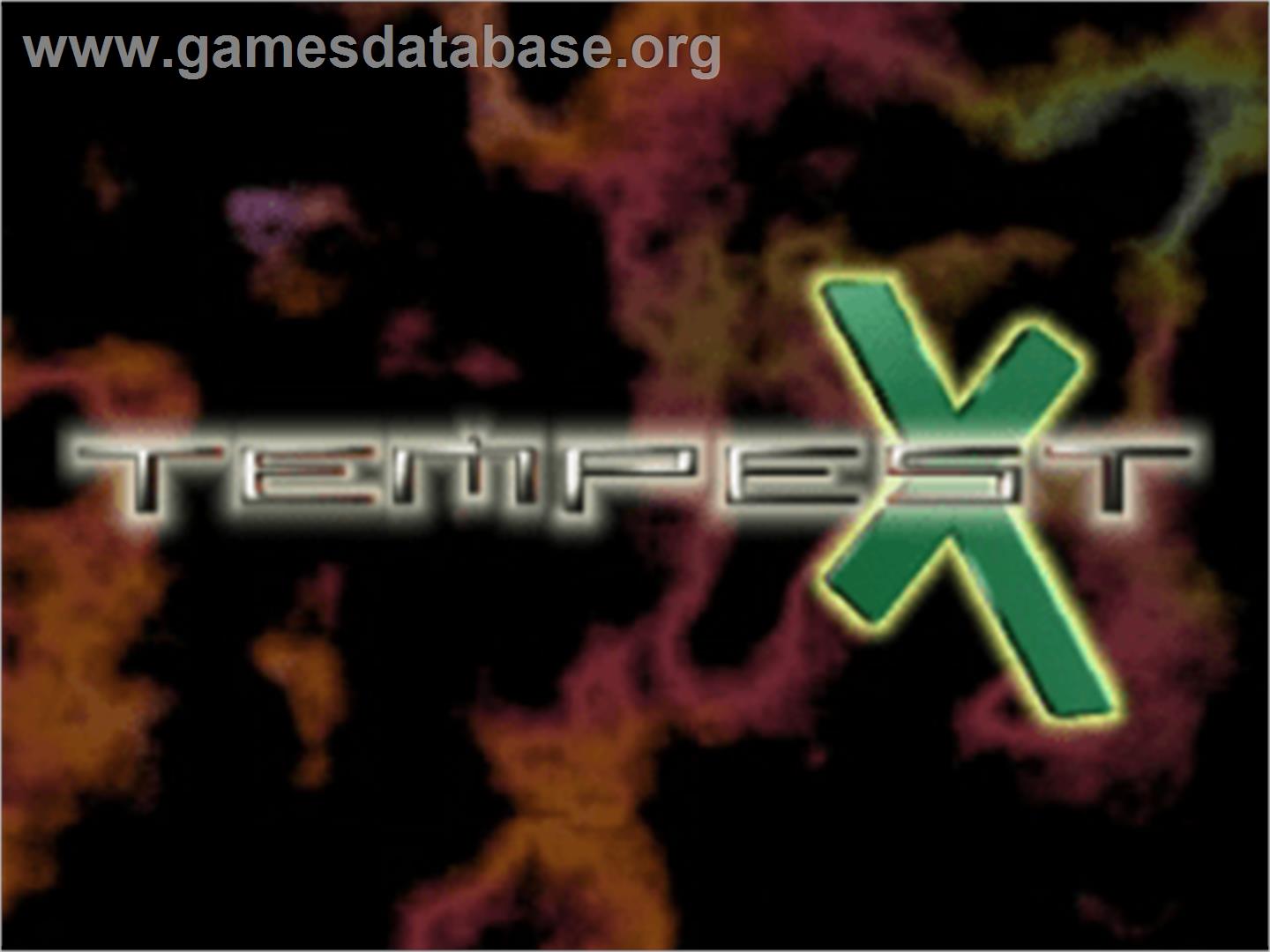 Tempest X3 - Sony Playstation - Artwork - Title Screen