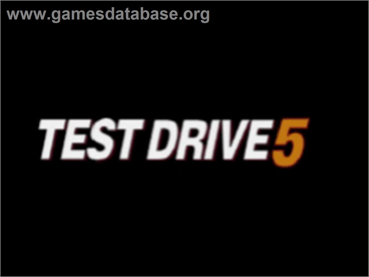 Test Drive 5 - Sony Playstation - Artwork - Title Screen