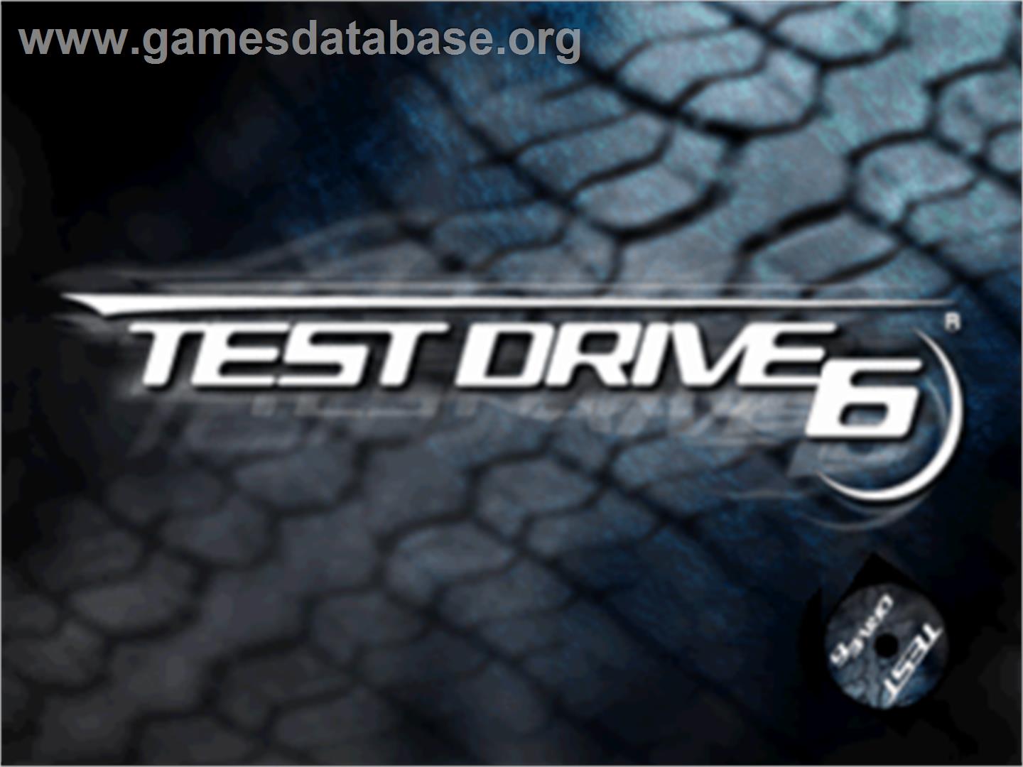 Test Drive 6 - Sony Playstation - Artwork - Title Screen