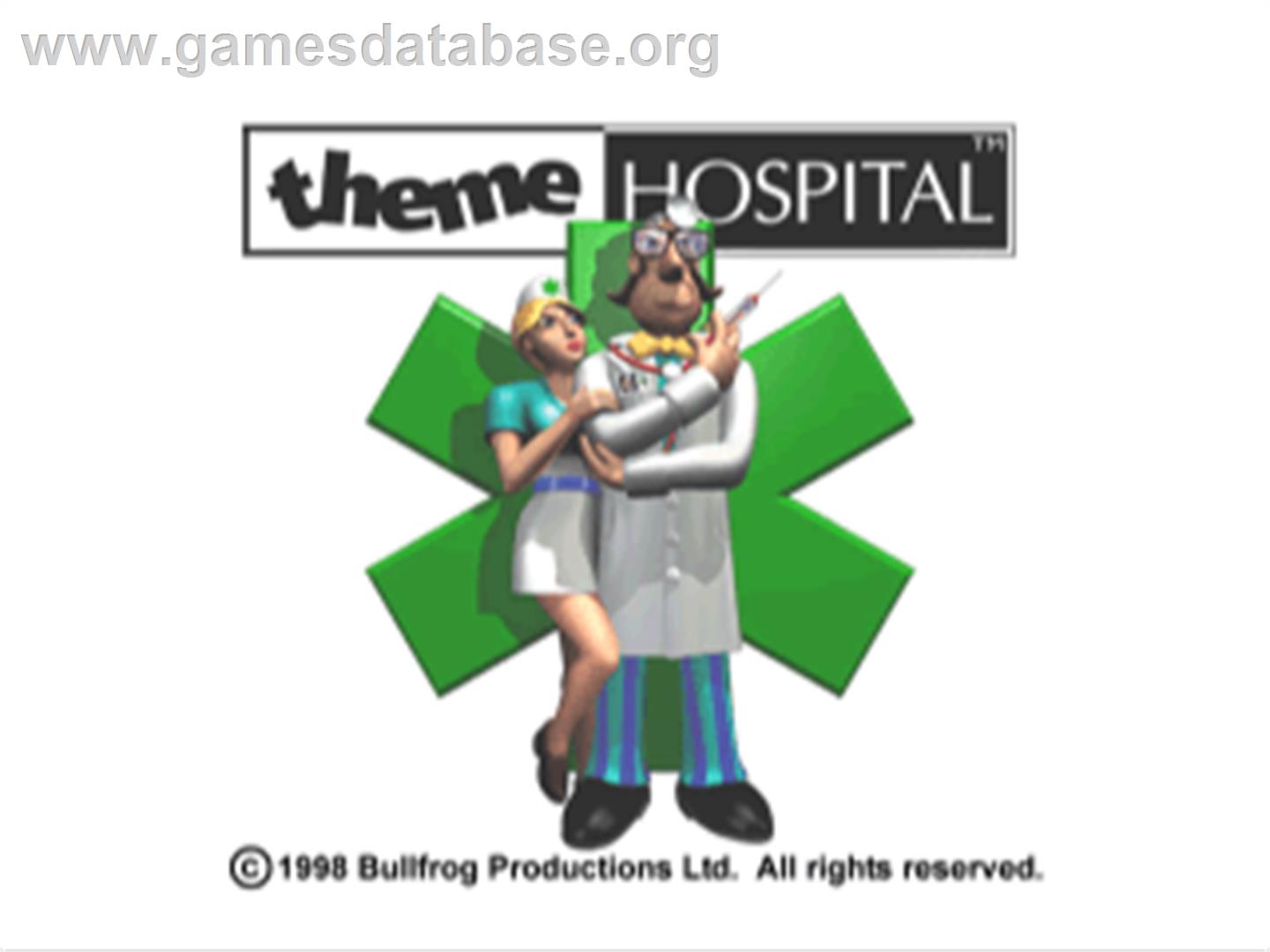 Theme Hospital - Sony Playstation - Artwork - Title Screen