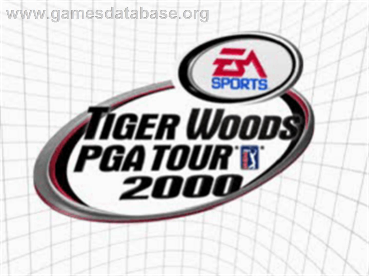 Tiger Woods PGA Tour 2000 - Sony Playstation - Artwork - Title Screen