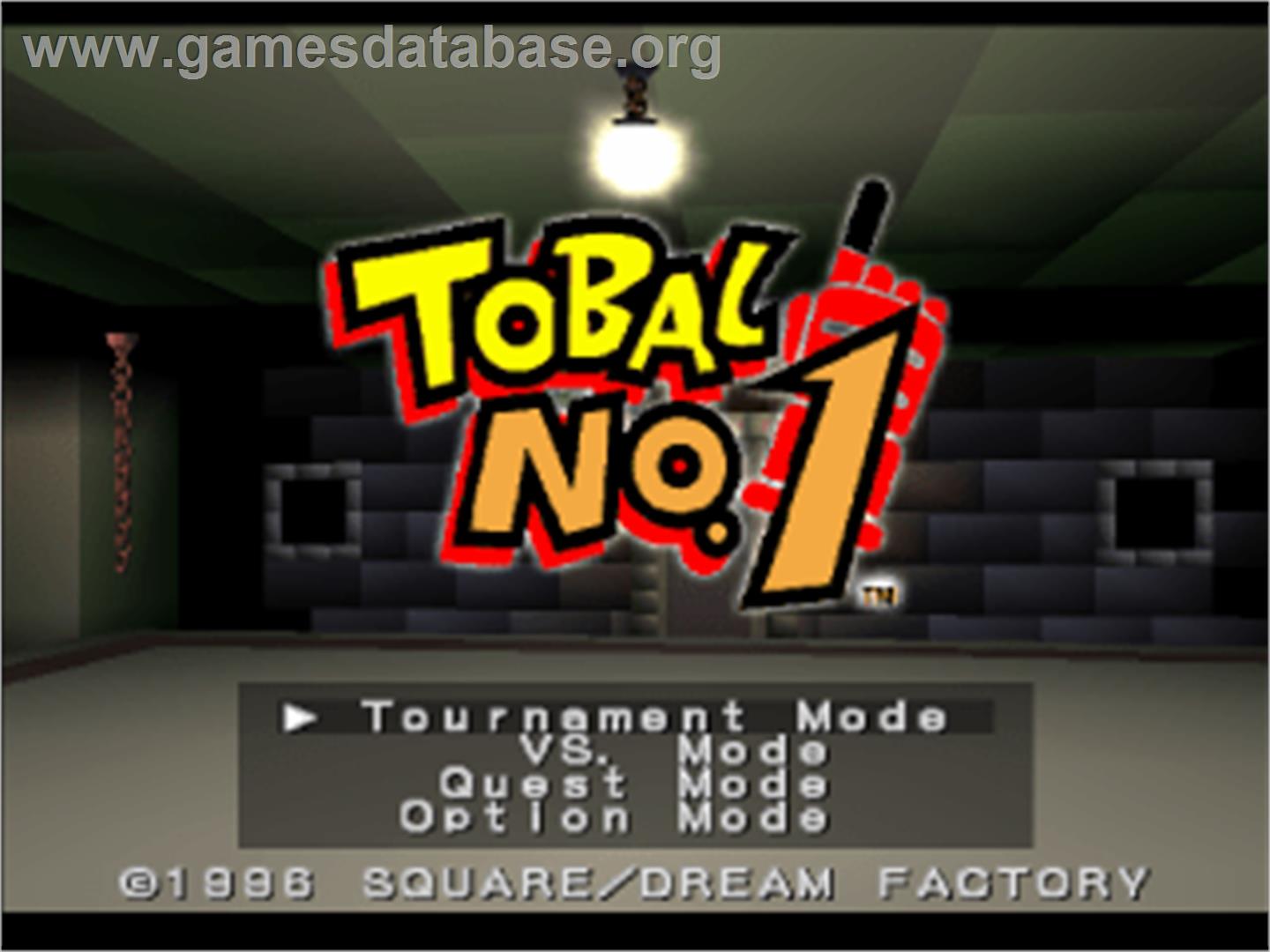 Tobal No.1 - Sony Playstation - Artwork - Title Screen