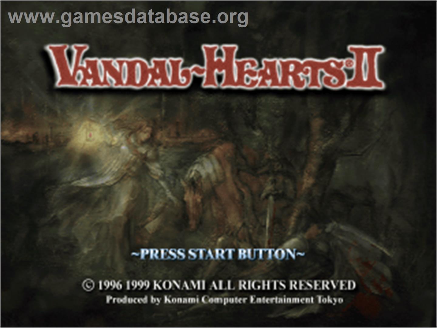 Vandal Hearts II - Sony Playstation - Artwork - Title Screen