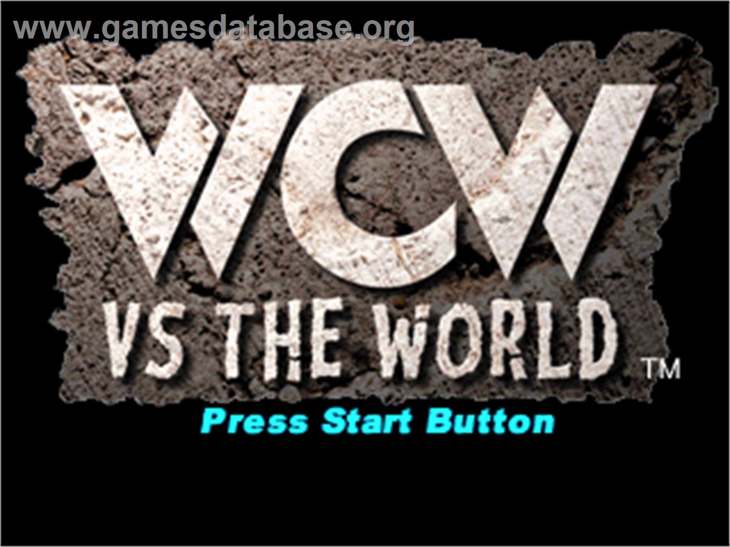 WCW vs. the World - Sony Playstation - Artwork - Title Screen