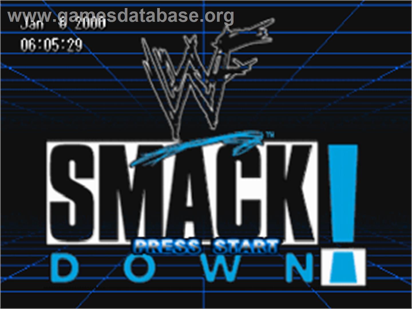 WWF Smackdown! - Sony Playstation - Artwork - Title Screen