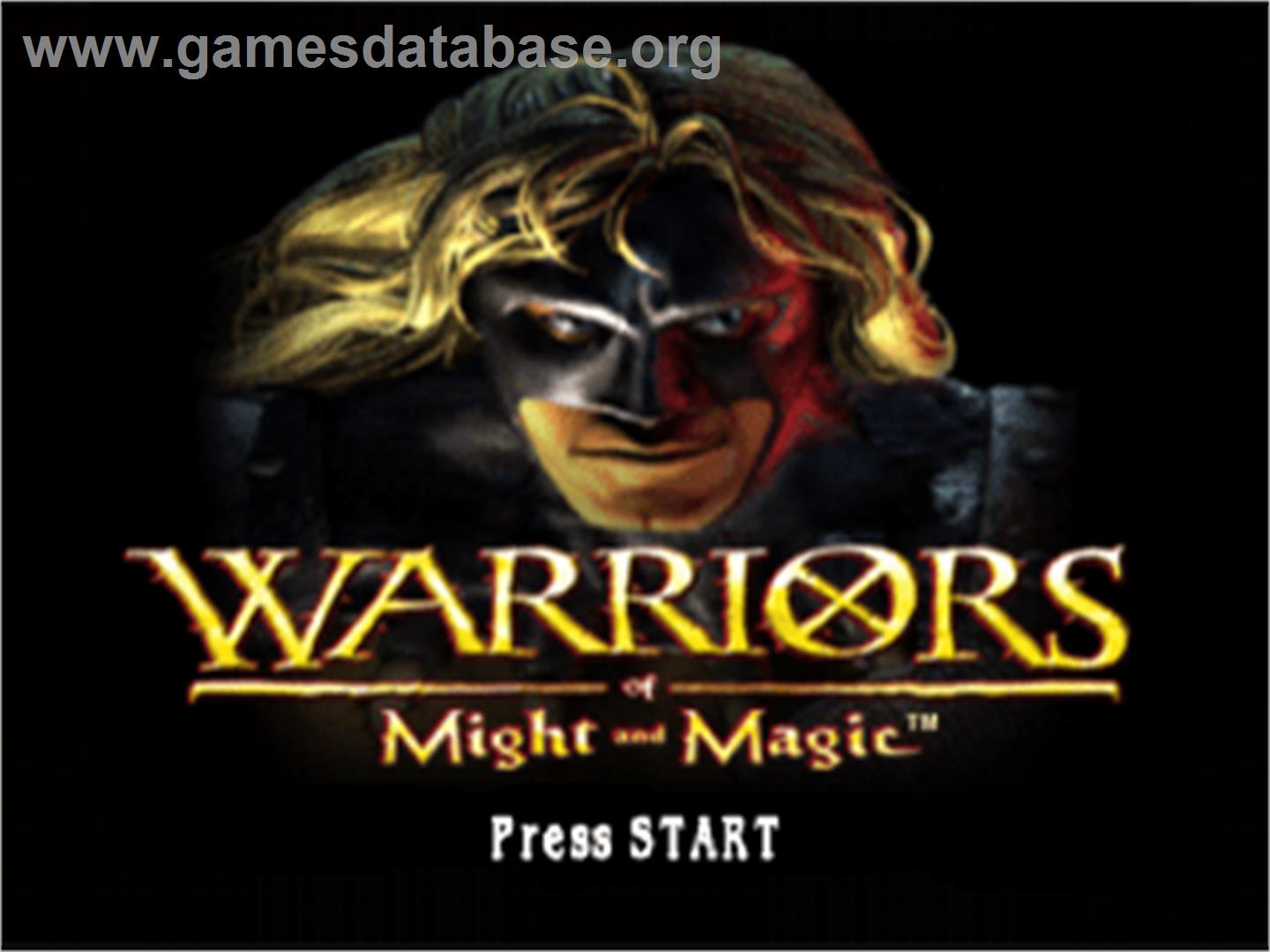 Warriors of Might and Magic - Sony Playstation - Artwork - Title Screen