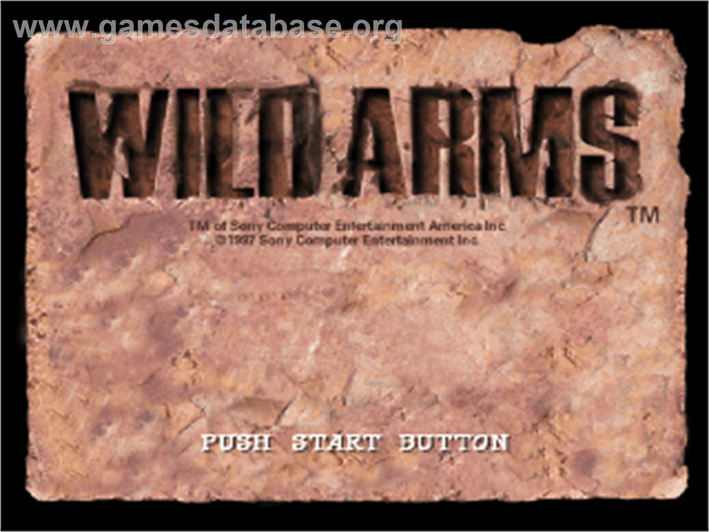 Wild Arms - Sony Playstation - Artwork - Title Screen