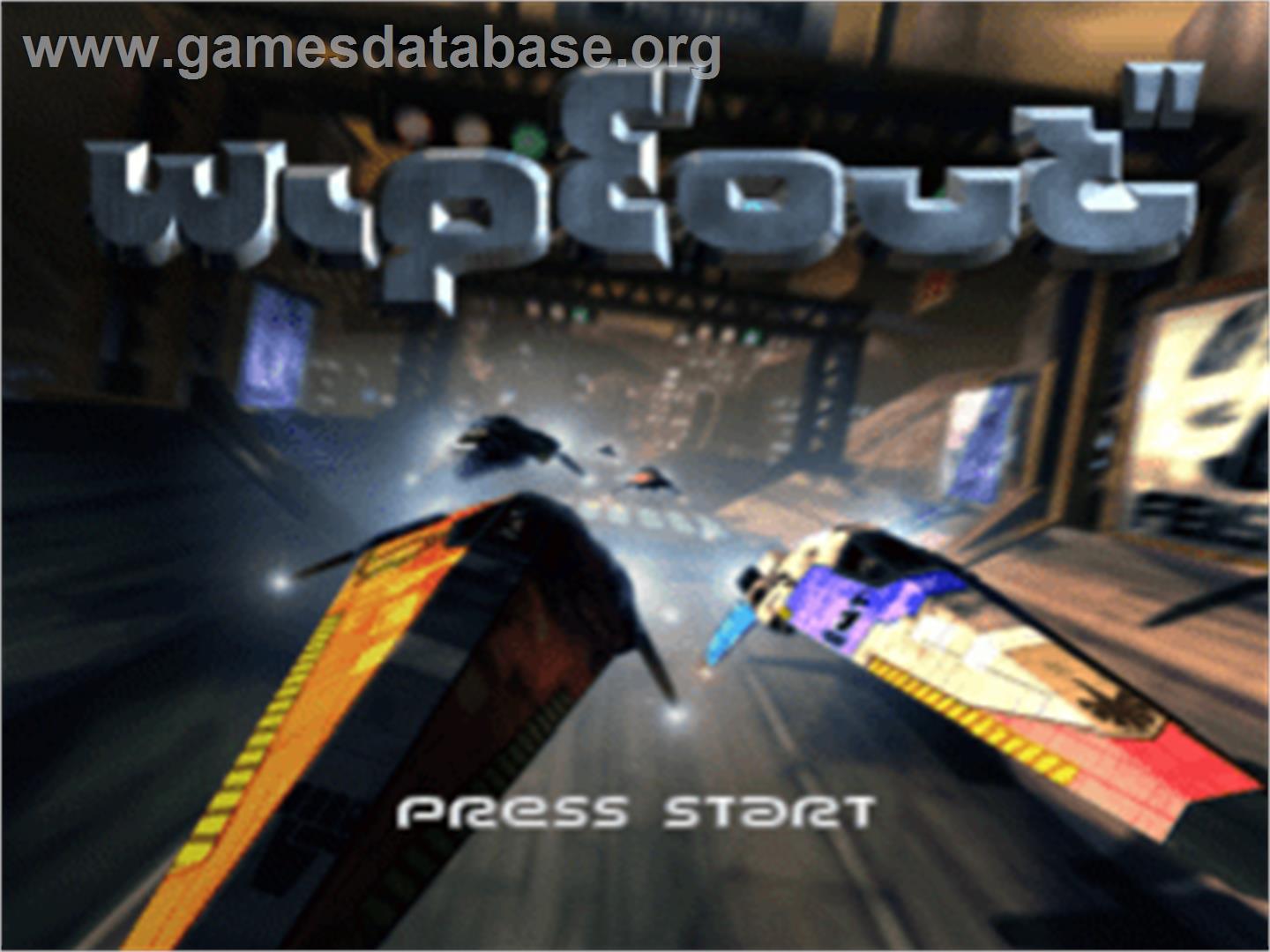 Wipeout - Sony Playstation - Artwork - Title Screen