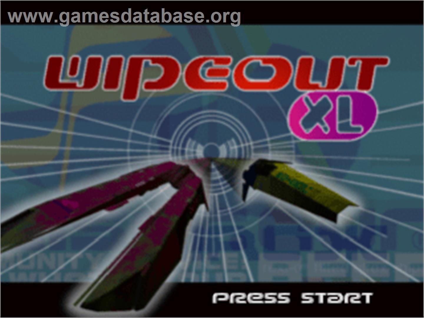 Wipeout XL - Sony Playstation - Artwork - Title Screen