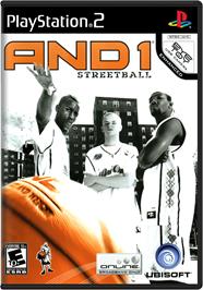 Box cover for AND 1 Streetball on the Sony Playstation 2.
