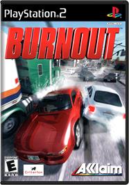 Box cover for Burnout on the Sony Playstation 2.
