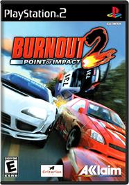 Box cover for Burnout 2: Point of Impact on the Sony Playstation 2.