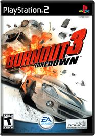 Box cover for Burnout 3: Takedown on the Sony Playstation 2.