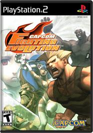 Box cover for Capcom Fighting Evolution on the Sony Playstation 2.