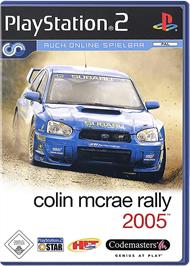 Box cover for Colin McRae Rally 2005 on the Sony Playstation 2.