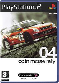 Box cover for Colin McRae Rally 4 on the Sony Playstation 2.