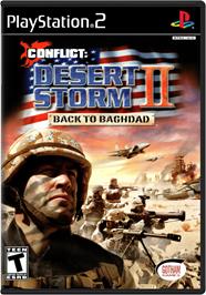 Box cover for Conflict: Desert Storm II: Back to Baghdad on the Sony Playstation 2.