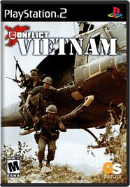Box cover for Conflict: Vietnam on the Sony Playstation 2.